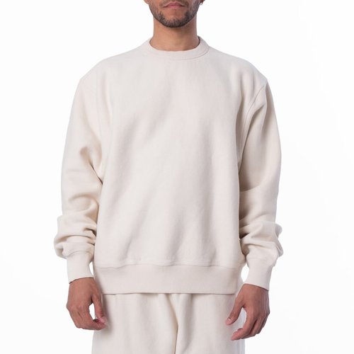 Burberry Oversized Crew Neck Cotton Sweatshirt - Blue - 8081221