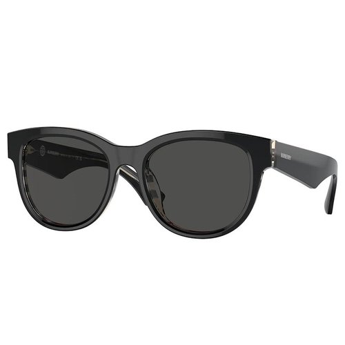 Burberry Phantos Sunglasses - Black On Vintage Check (Be_4432U_412187_54Mm)