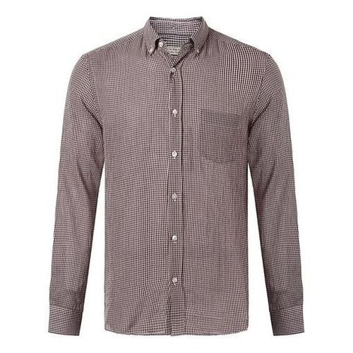 Burberry Plaid Full Print Long Sleeves Shirt Pink Red - PinkRed - 40700191