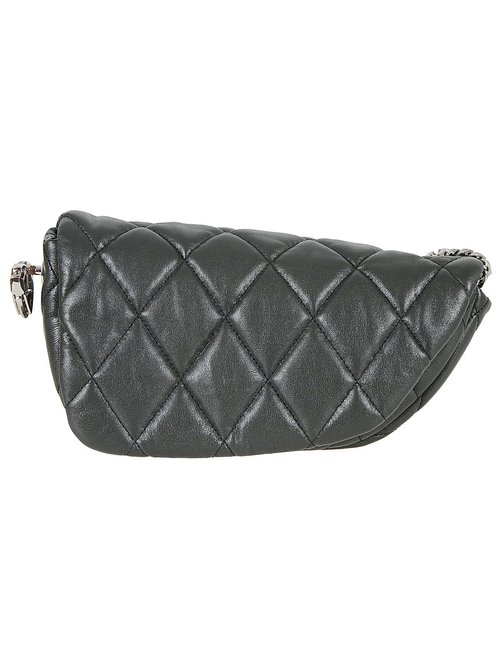 Burberry Quilted Flap Shoulder Bag - Grey - 8087272.A1487