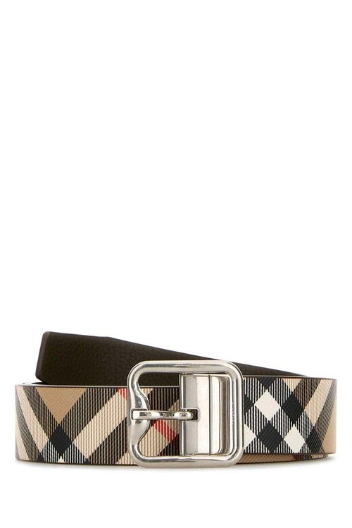 Burberry Reversible Checked B Buckle Belt - 8092046_A2021