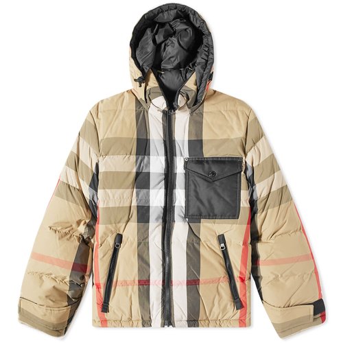 Burberry Rutland Reversible Down Jacket - Archive Beige Check/Black - 8033115-122792-A7028
