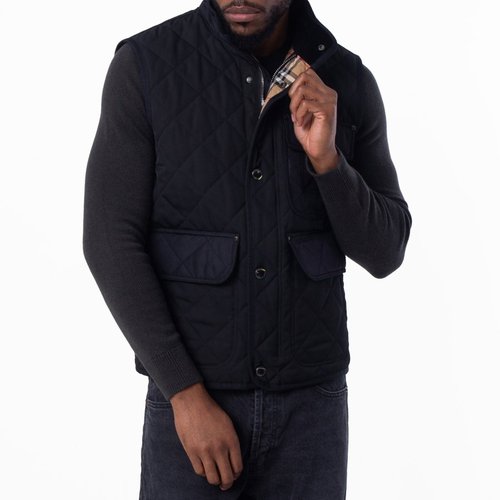 Burberry Saunton Quilted Thermoregulated Gilet - Black - 8049783