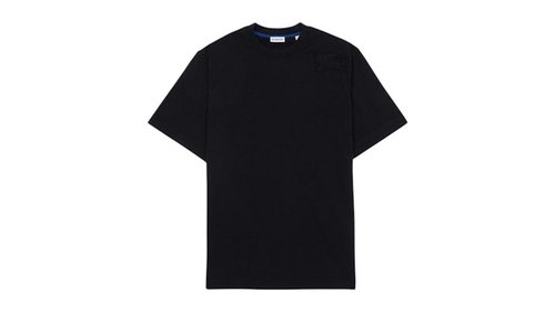 Burberry Short Sleeve T-Shirt - Black/Silver - 8107459