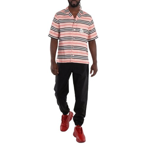 Burberry Springfield Tailored Wool Track Pants - Black/Green - 8055910