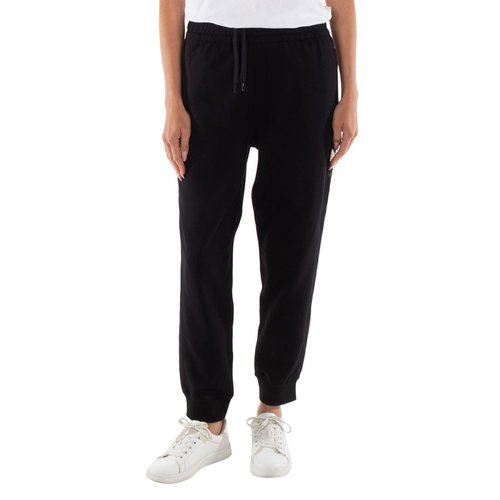 Burberry Stephan Check Trim Cotton Joggers - Black - 8046056