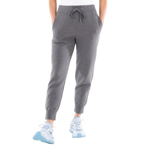 Burberry Storm Melange TB Logo Knit Sweatpants - Grey - 8061001
