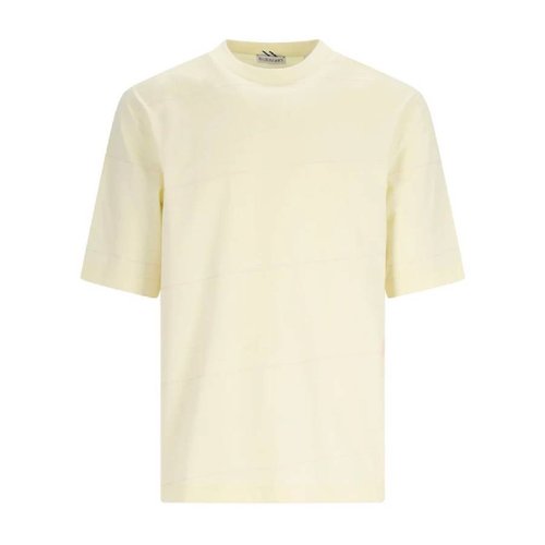 Burberry Striped Logo-Embroidered T-Shirt - 8082027