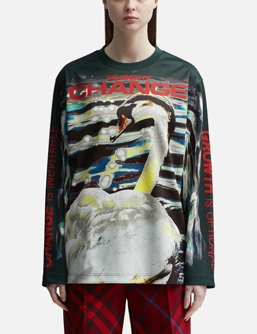 Burberry Swan Print Top - Pillar - 8077237