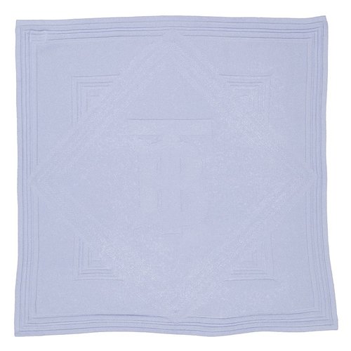 Burberry TB Diamond Monogram Motif Cashmere Blanket - Blue - 8069057 X