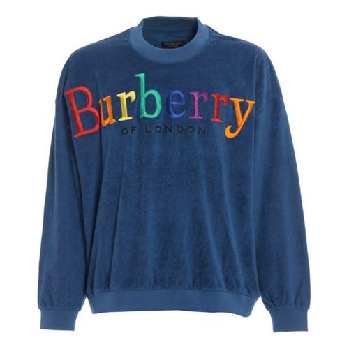 Burberry terrycloth sweatshirt - Blue - 4549332