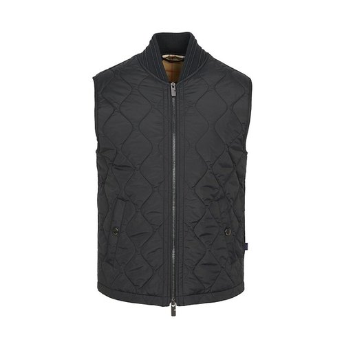 Burberry Tiverton Quilted Vest - Black - 8110185