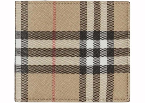 Burberry Vintage Check Bifold Wallet - Beige/Black