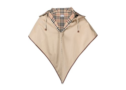 Burberry Vintage Check Hooded Poncho - Archive Beige - 8053508
