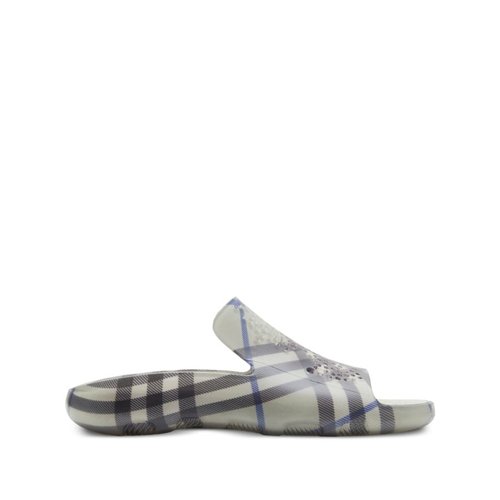 Burberry Vintage Check Rubber Slides - Blue - 8088962