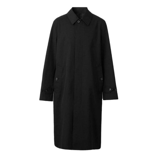 Burberry x Minecraft Monogram Motif Cotton Gabardine Car Coat - Black - 8064364