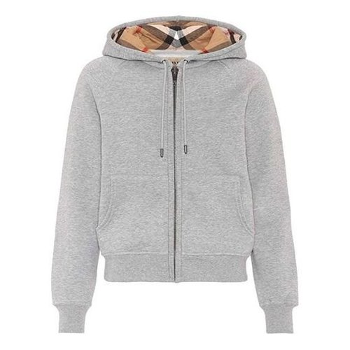 Burberry Zipper hooded Casual Jacket - Grey - 40561701
