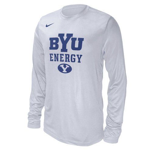 BYU Nike College Long-Sleeve T-Shirt - White - M22284P352-BYU