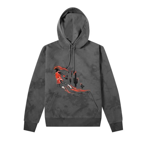 Cactus Jack by Travis Scott x Air Jordan Washed Suede Hoodie - Iron Grey - CN3422-068