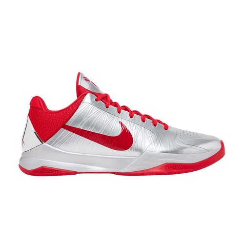 Caitlin Clark x Nike Zoom Kobe 5 Protro - Metallic Silver/University Red - IV2712-001