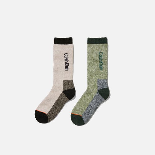Calvin Klein x Heron Preston Wool Sock 2 Pack - Grey - 40235UB-062