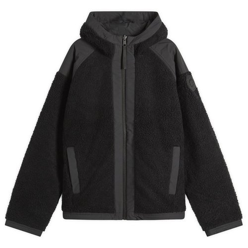 Canada Goose Alberni Reversible Fleece Bomber Jacket - Black/Black - 7067M-9381