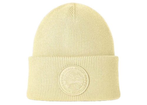 Canada Goose Arctic Toque Garment Dye Beanie - Light Yellow - 6936M1