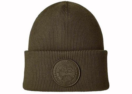 Canada Goose Arctic Toque Garment Dye Beanie - Military Green - 6936M1