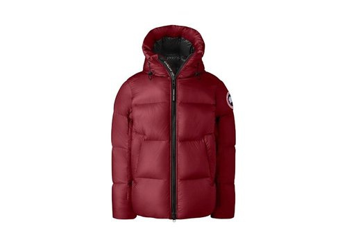 Canada Goose Crofton Down Hooded Puffer Parka Jacket - Inferno Red - 2252M