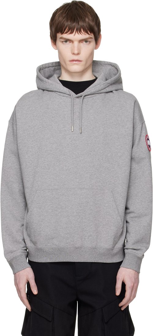 Canada Goose Gray Rove Hoodie - Stone Heather-P - 1549M9717