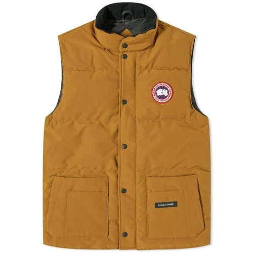 Canada Goose Klondike Gold Freestyle Crew Down Vest - Gold Tone - 4154M-445