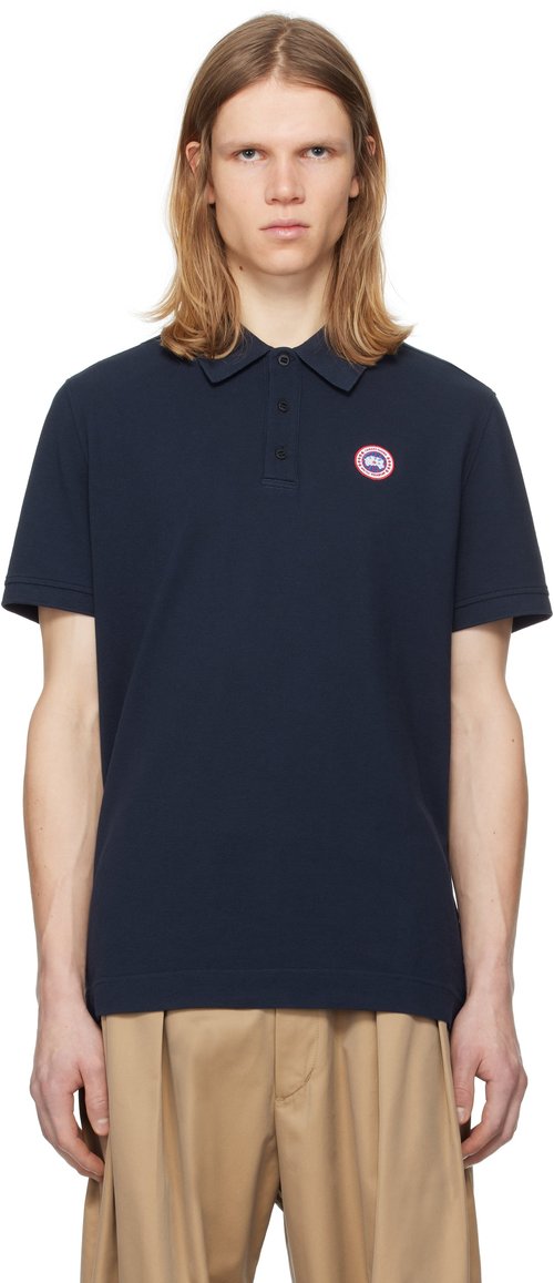 Canada Goose Navy Beckley Polo - 1600M63