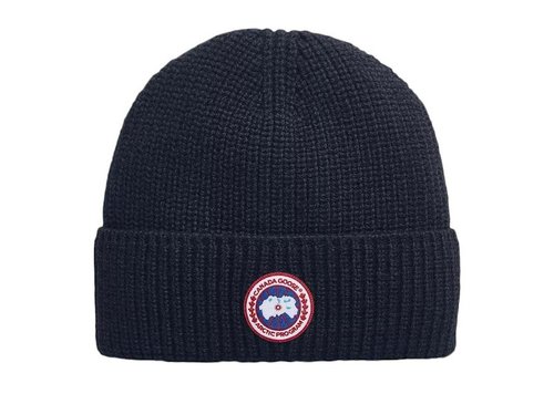 Canada Goose Rib Toque Beanie - Atlantic Navy Blue - 5026M