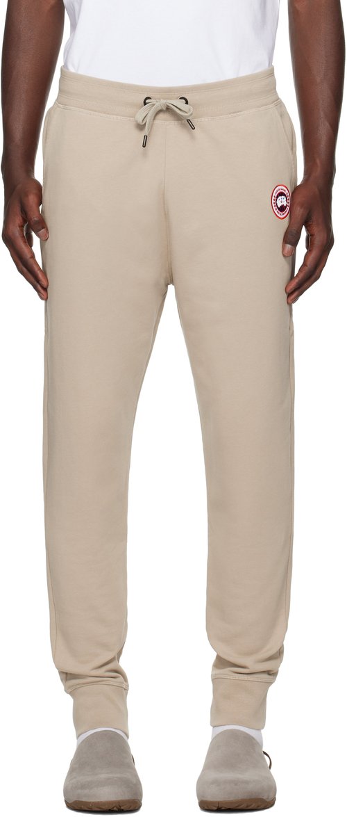 Canada Goose Taupe Huron Sweatpants - Limestone - Cal - 7402M9432
