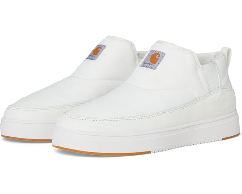Carhartt Detroit Canvas Mid Slip-On Work Lace-up Boots - White - FC4043-M