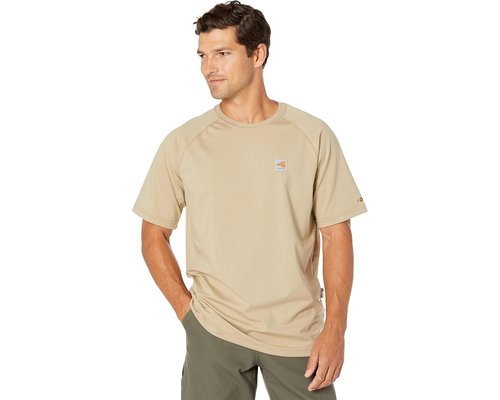 Carhartt Flame-Resistant Force Short Sleeve T-Shirt Clothing - Khaki - 102903-250