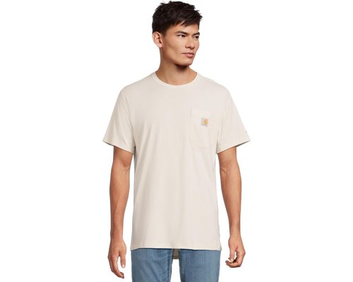 Carhartt Force Relaxed Fit Midweight Short Sleeve Pocket T-Shirt Clothing - Malt - 106652-W03
