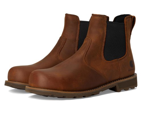 Carhartt Frontier Water Resistant Steel Toe Chelsea Cowboy Boots - Brown - FN5254-M