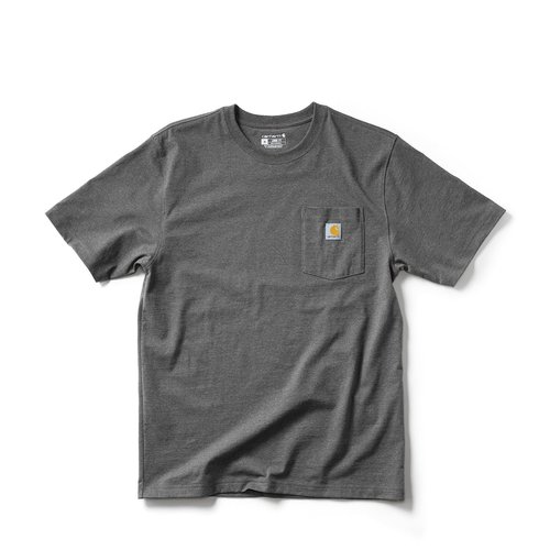Carhartt HW Loose Fit Pocket Tee -Mens - Carbon Heather - K87_CRH