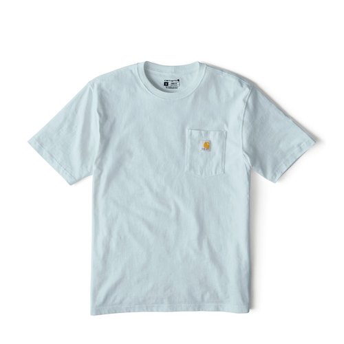 Carhartt HW Loose Fit Pocket Tee -Mens - Early Fog - K87_HN6