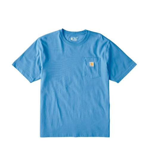 Carhartt HW Loose Fit Pocket Tee -Mens - Horizon Blue - K87_HS2