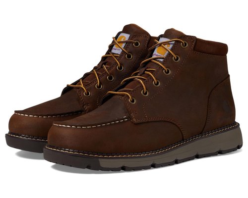 Carhartt Millbrook 5 Moc Soft Toe Wedge Boot Boots - Dark Bison Oil Tanned - FM5010-M