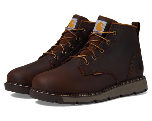 Carhartt Millbrook Waterproof 5 Soft Toe Wedge Boot Boots - Brown Oil Tanned - FM5004-M