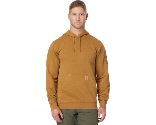 Carhartt Relaxed Fit Midweight French Terry Graphic Sweatshirt Clothing - Carhartt Brown - 106253