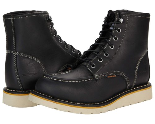 Carhartt Wedge 6 Inch Electrical Soft Toe Work Boots - Black - FW6021