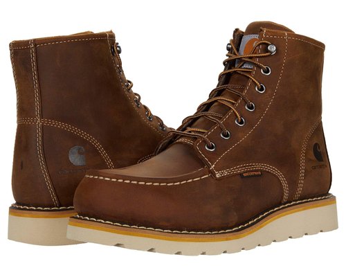 Carhartt Wedge 6 Waterproof Steel Toe - Light Brown - FW6225