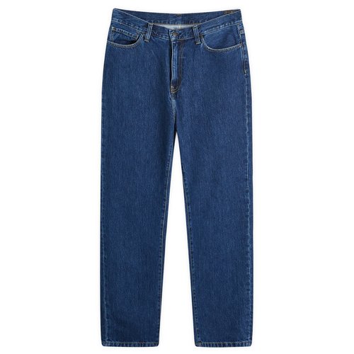 Carhartt WIP Aaron Regular Tapered Jeans - Blue Stone Washed - I034237_01_06