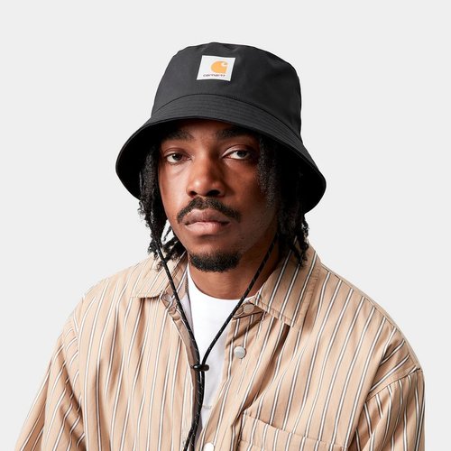 Carhartt WIP Alumni Bucket Hat Black Scarlet - I035225_31Y_XX