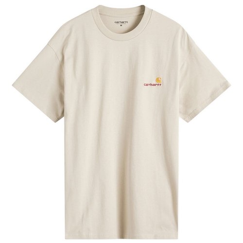 Carhartt WIP American Script T-Shirt - Fleur De Sel - I029956_2LP_XX
