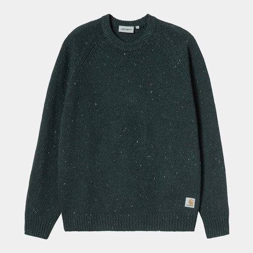 Carhartt WIP Sweater - Speckled Deep Lagoon - I010977_3AR_XX
